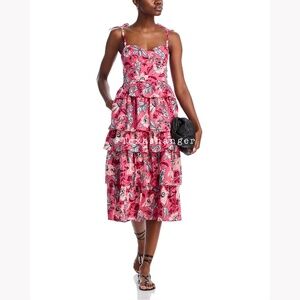 NWT Banjanan Ramona Dress M Medium Rose